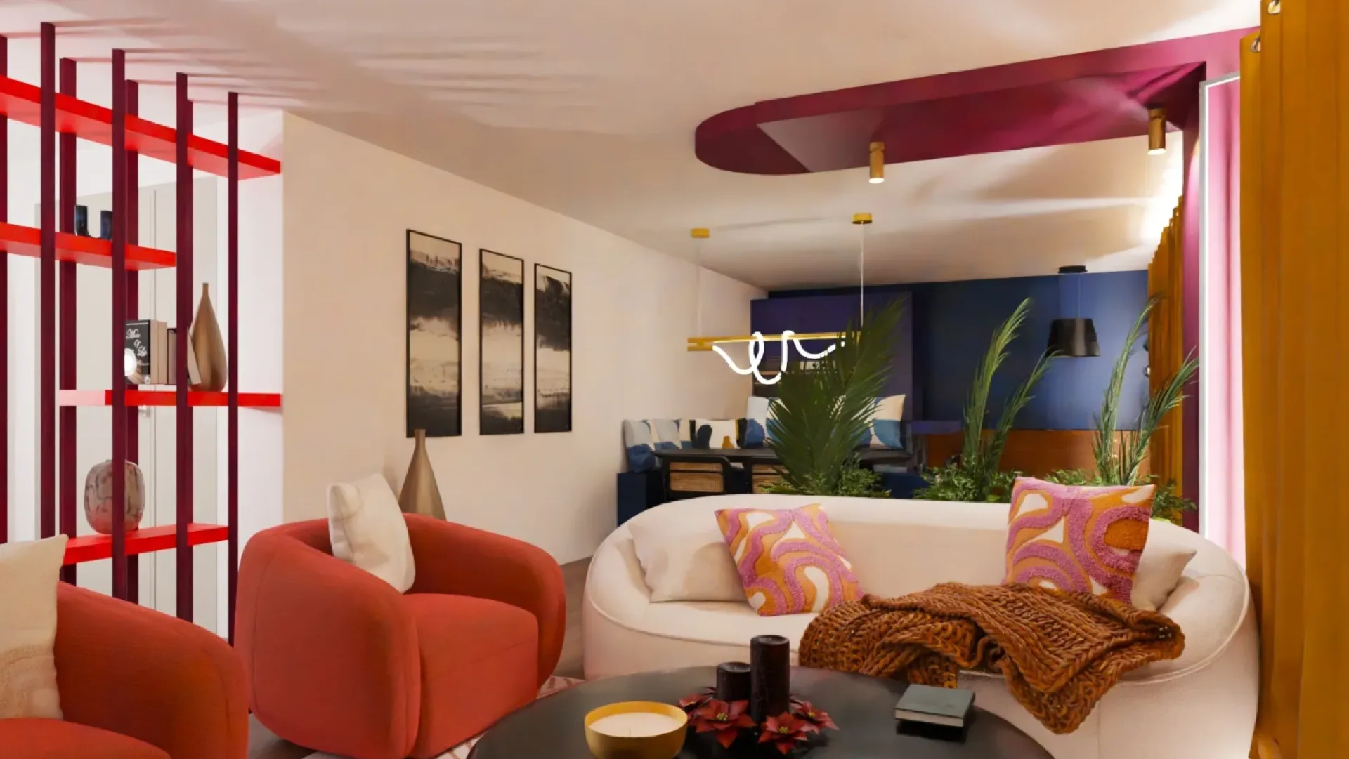 Projet COLOR — design intérieur à Abidjan par Centreize Design